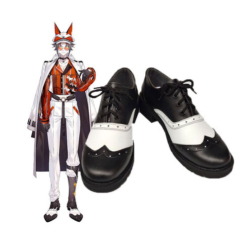 Hololive VTuber Luxiem Mysta Rias Cosplay Shoes Halloween Ca