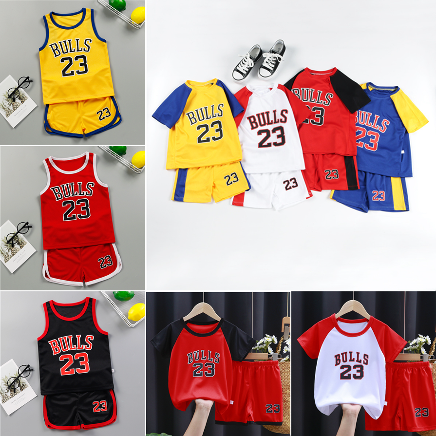 Boys Sports Basketball Clothes Suit Summer Children's Fashio