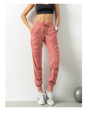 Women Quick Dry Athletic Gym Fitness Sweatpants Spring Summe