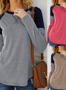 Female Plus Size Autumn New Shirs Tops Women's Casual Color