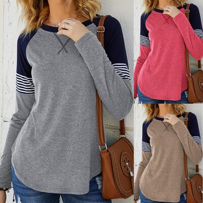 Female Plus Size Autumn New Shirs Tops Women's Casual Color