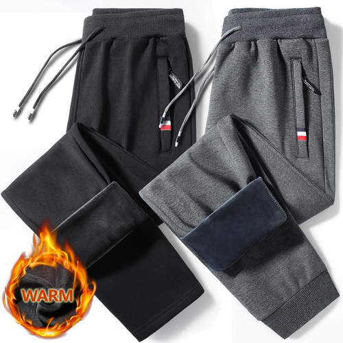 Winter Warm Pants Men Cotton Fitness Sportswear Tracksuit Bo