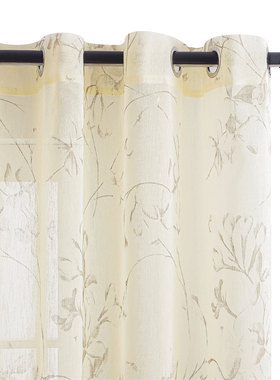 Topfinel  Sheer Curtains for Living Room Bedroom Kitchen Tul