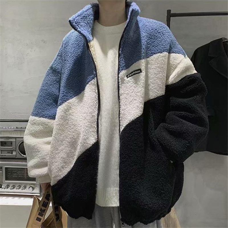 Autumn Winter New Style Men Coats Fashion Warm Lamb Wool Coa