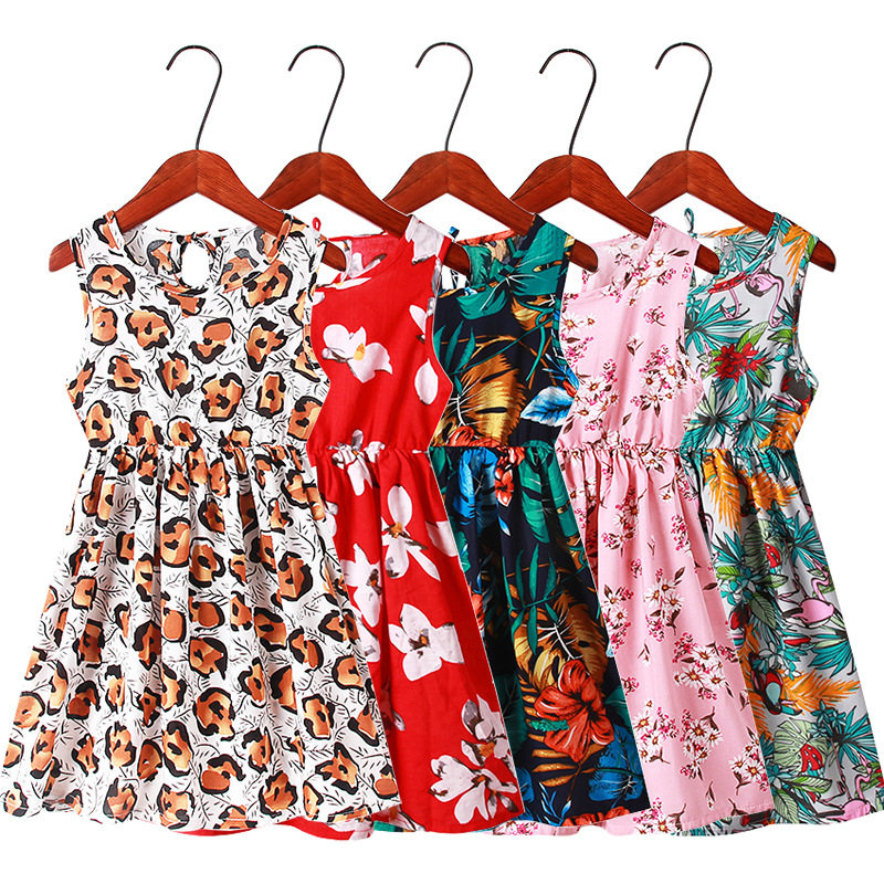 2022 Summer dress for Girls Mom Daughter Children's Beach Su图片