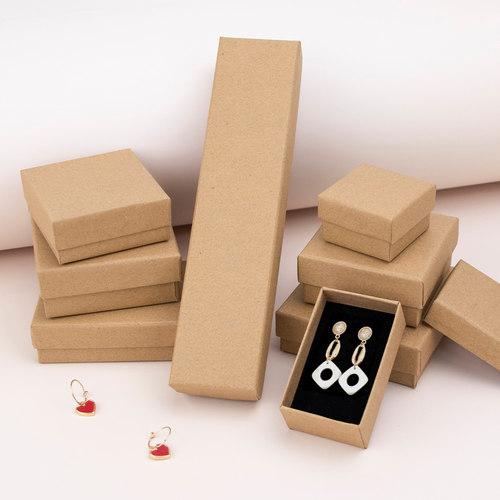 jewelry gift box jewelry package carton rectangular sponge l