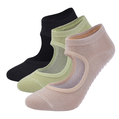 Women High Quality Pilates Socks Anti-Slip Breathable Backle