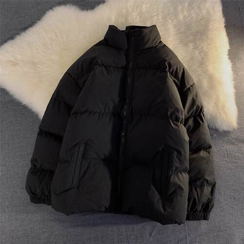 Men Harajuku Colorful Bubble Coat Winter Jacket 2022 Mens Se