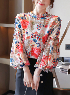 2021 Spring summer Women Blouses Fashion Chinese style vinta
