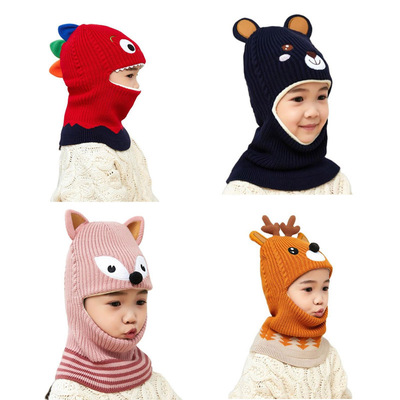 Doitbest 2 to 6 years old Boy girl Beanie Protect neck Carto