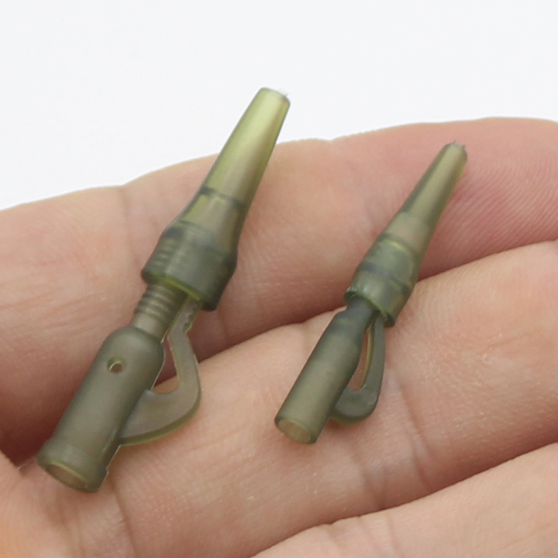 40PCS Mini Lead Clips & Tail rubbers Cone Carp Fishing Tackl