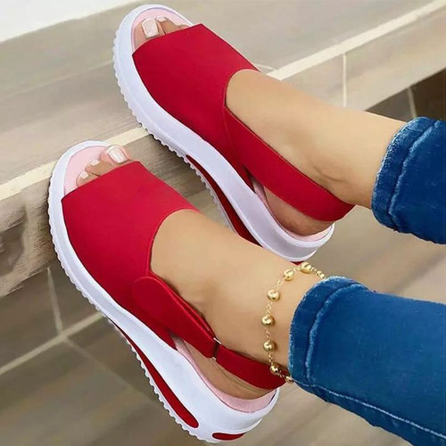Women Sandals 2022 Heels Sandals Peep Top Summer Shoes Women