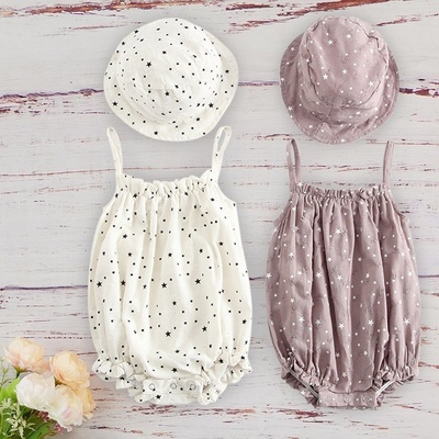 Infant Cotton Kids Clothes Girls For Newborn Baby  Summer Ba