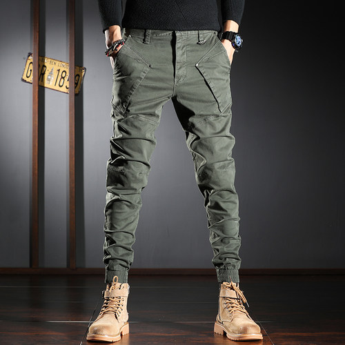 Newly Designer Fashion Men Jeans High Quality Spliced Patchw