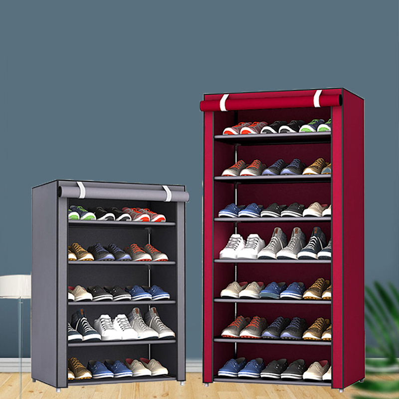 Multi-layer Simple Shoe Cabinet DIY Assembled Space-saving S