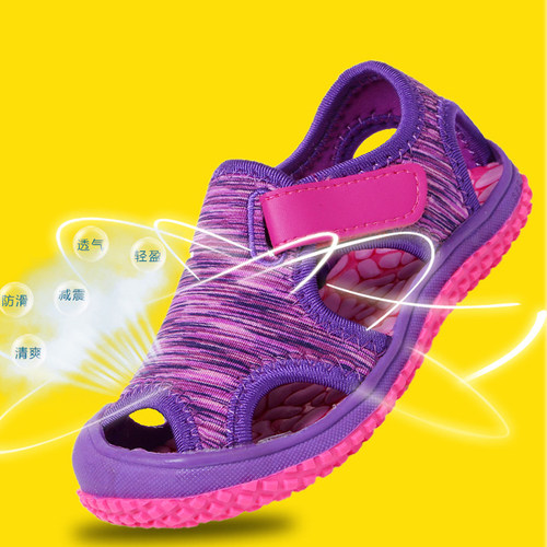 New Summer Children Beach Boys Sandals Kids Shoes Closed Toe