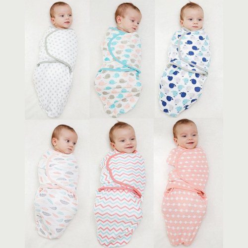 Newborn Baby Swaddle Wrap Parisarc 100% Cotton Soft Infant N