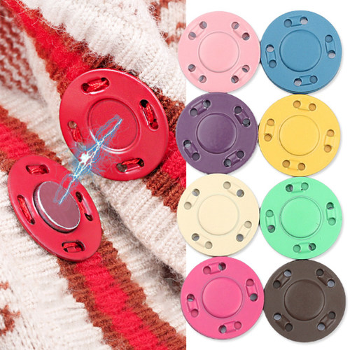 A pair Magnet Buttons Sewing Supplies Magnetic Clothing Invi