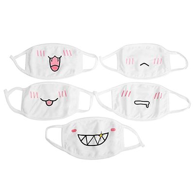 Christmas Halloween Black Face Mask Reusable Маски Unis