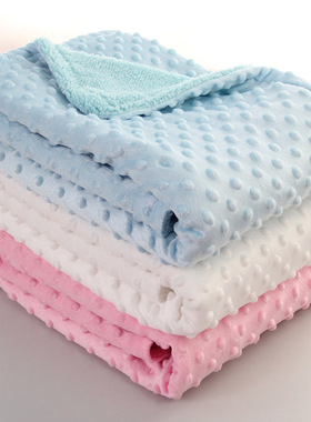 Baby Blanket Swaddling Newborn Thermal Soft Fleece Blanket W