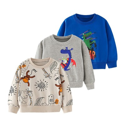 Boys Long Sleeve Sweatshirt Kids T-shirt 2022 Autumn New Bab