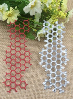 Honeycomb Metal Cutting Dies Stencil Scrapbooking Photo Albu