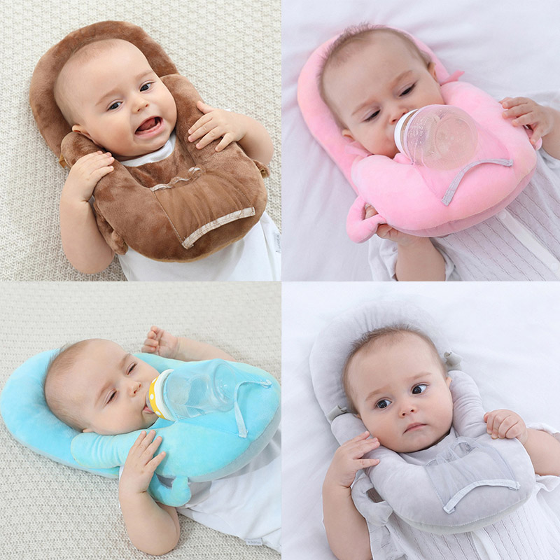 Baby Nursing Pillow Cushion Pure Color Baby Self Feeding Pil