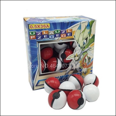 3.5cm 36pcs/Set Pokemon figures cartoon Pet Elf Ball Pokebal