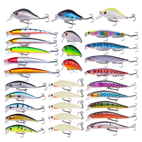 Proleurre Almighty Mixed Fishing Lure Kits Wobbler Crankbait