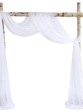 6-10 Meters Wedding Arch Drape Chiffon Fabric Draping Curtai