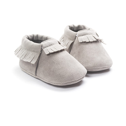 Baywell PU Suede Leather Newborn Baby Moccasins Shoes Soft S