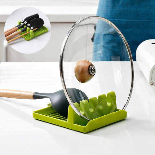 Kitchen Spoon Holders Fork Spatula Rack Shelf Organizer Plas