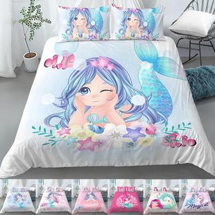Bedding Set Crib Duvet Cover for Baby Kids Children & Pillow