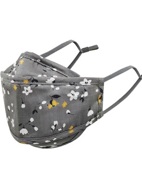 Christmas Unisex Cotton Facial Mask Floral Reusable Face War