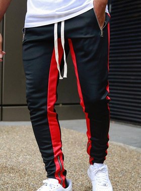 Mens Joggers Casual Pants Fitness Men Sportswear Tracksuit B