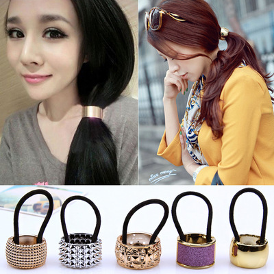 2022 Hairband Pearl Women Hair Accessories Scrunchy Punk tai