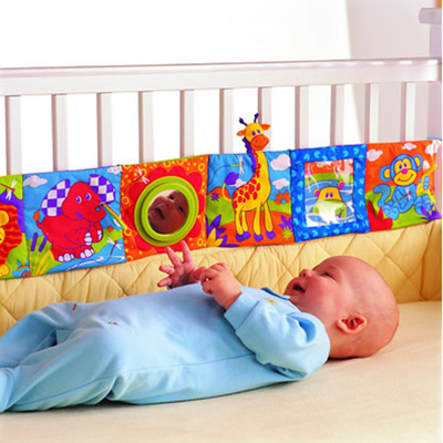 Newborn Sensory Toys For Babies Educational Baby Book Crib T