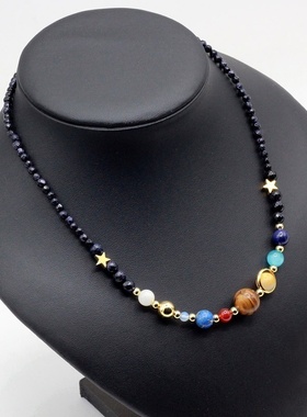 7 Charka Handmade Universe Galaxy Eight Planets Solar System