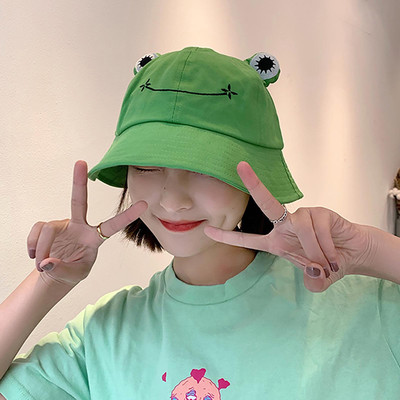 Frog Hat Plain For Female Panama Fishing Women Outdoor Cap S