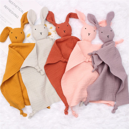 Baby Cotton Muslin Comforter Blanket Soft Newborn Sleeping D