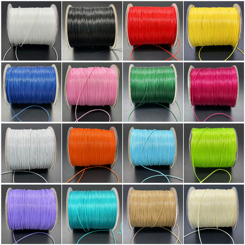 NEW 0.5/0.8/1.0/1.5/2.0/2.5mm Waxed Cotton Cord Thread Strin