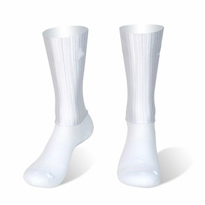 Anti Slip Silicone Summer Aero Socks Whiteline Cycling Socks
