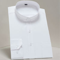 Men's Classic Long Sleeve Standard-fit Dress Shirts Formal B thumbnail 6