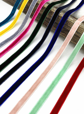 6-38mm Velvet Ribbon Wedding Party Decoration Handmade Ribbo