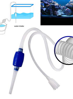 Aquarium Siphon Gravel Water Filter Cleaning Tool Handheld F