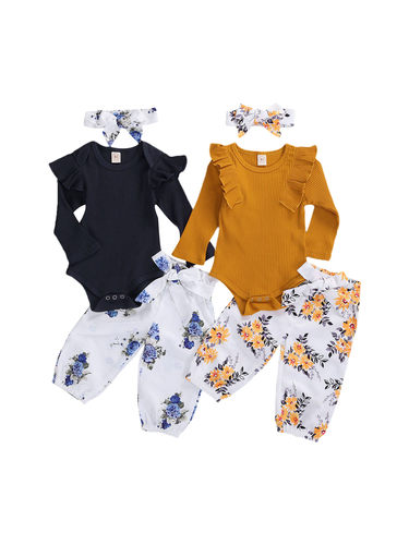 Citgeett Autumn Baby Girls Clothes Set Toddler Long Sleeve S