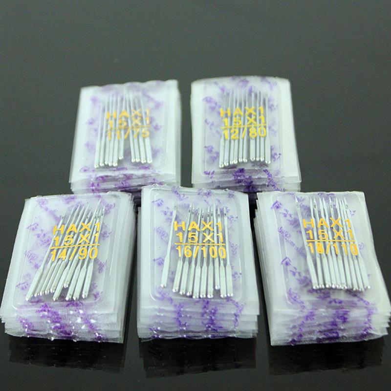 100 pcs High quality Household Sewing Machine Needles HAX1#