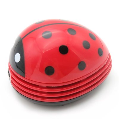Aodmuki Mini Ladybug Desktop Coffee Table Vacuum Cleaner Dus
