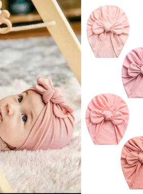 Rabbit Ears Knot Warm Indian Hat Baby Bandanas Turban Headba