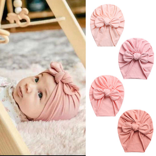 Rabbit Ears Knot Warm Indian Hat Baby Bandanas Turban Headba
